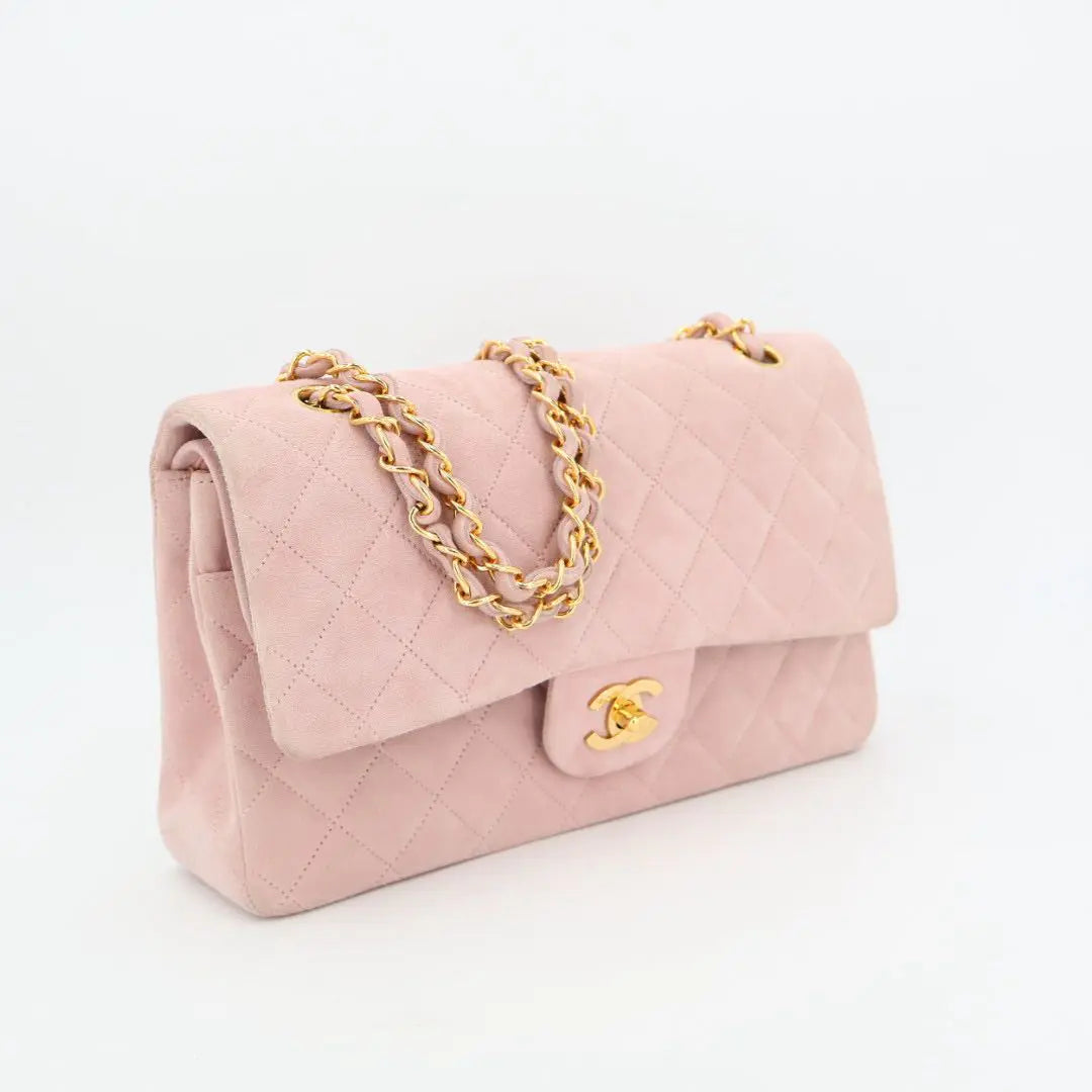シャネル CHANEL マトラッセ25 ココマーク Wフラップ チェーンショルダーバッグ