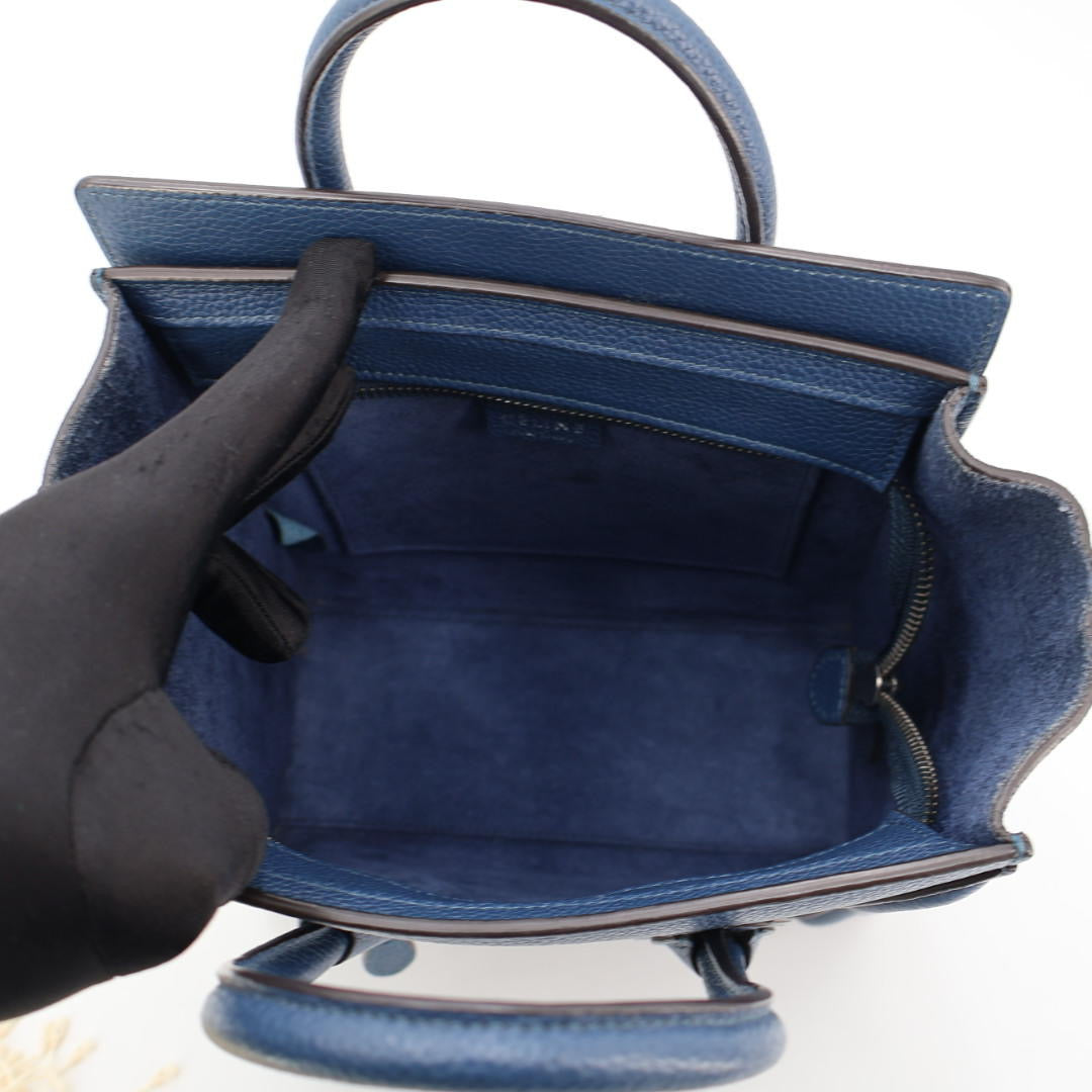 CELINE ラゲージ ナノショッパー ショルダーバッグ ハンドバッグ 2way