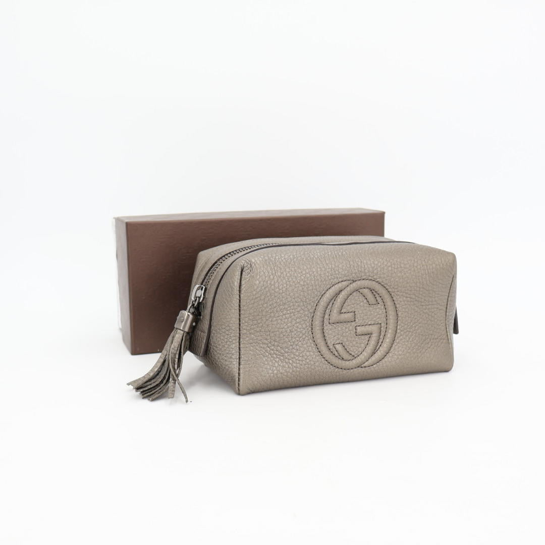 グッチ GUCCI ソーホー コスメティックポーチ 美品