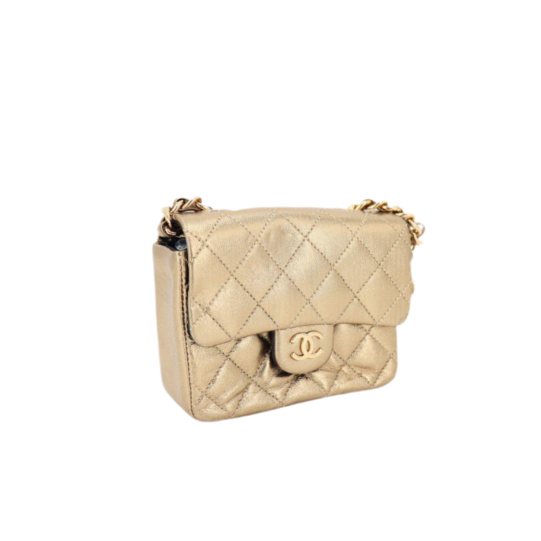 シャネル　CHANEL　ヴィンテージ　ミニミニマトラッセ　チェーン バッグチャーム　ポーチ　ハンドバッグ