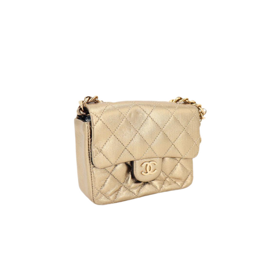 シャネル　CHANEL　ヴィンテージ　ミニミニマトラッセ　チェーン バッグチャーム　ポーチ　ハンドバッグ