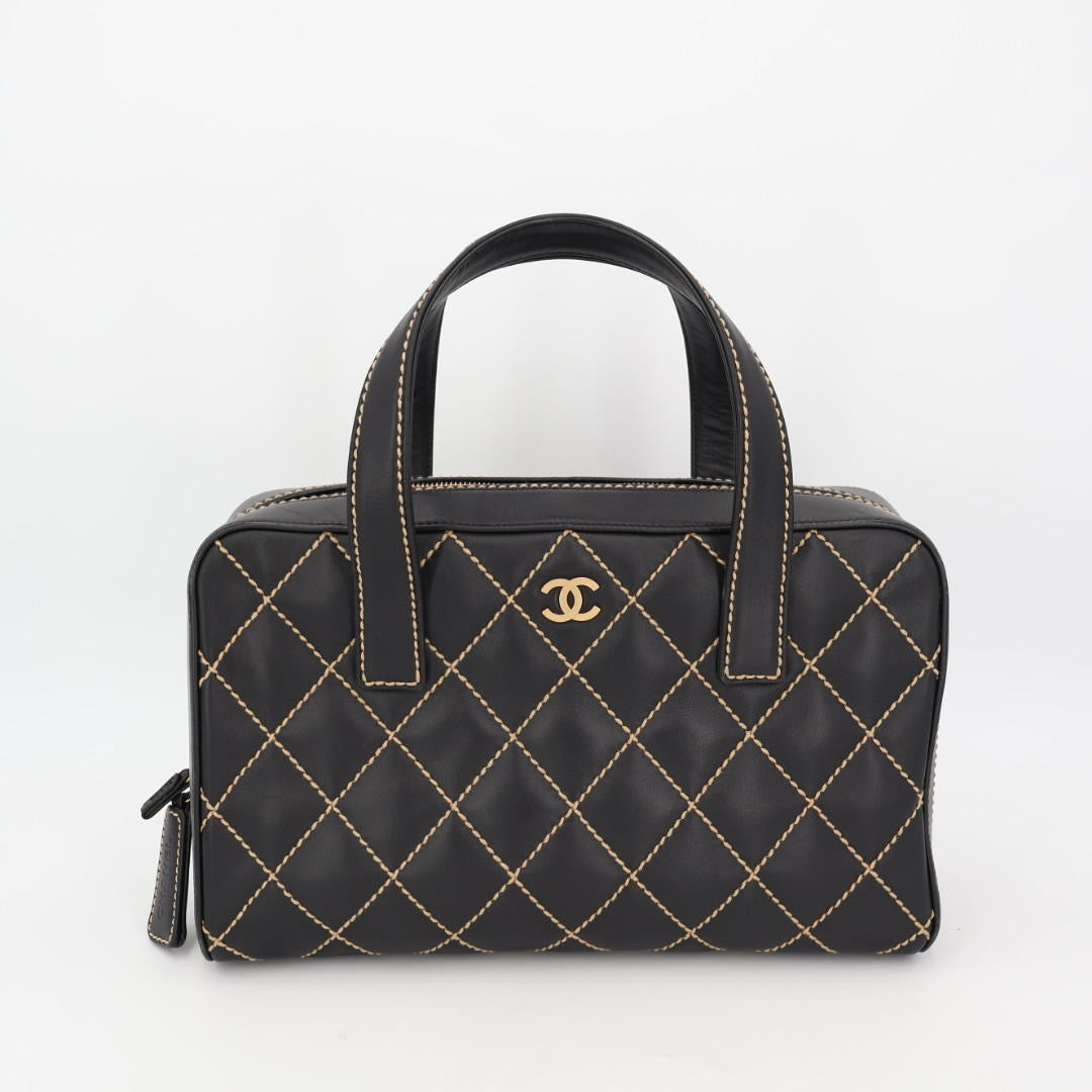 シャネル CHANEL ワイルドステッチ トートバッグ レディース
