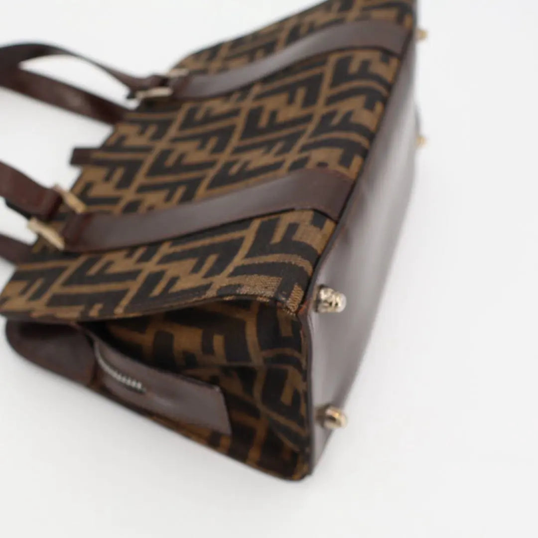 フェンディ FENDI ズッカ柄 ミニハンドバッグ