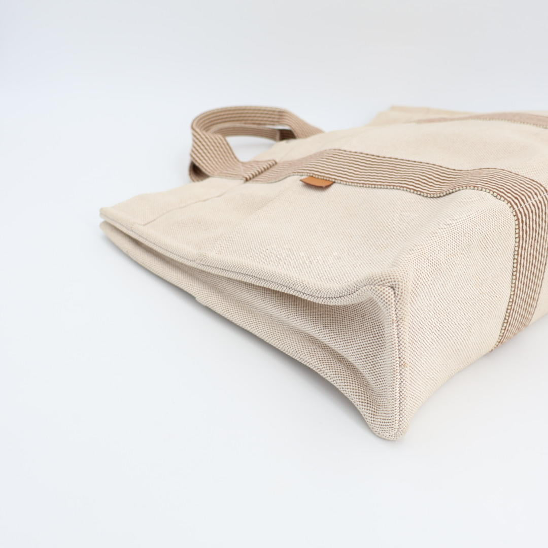 HERMES エルメス ニューフールトゥ MM トートバッグ アイボリ
