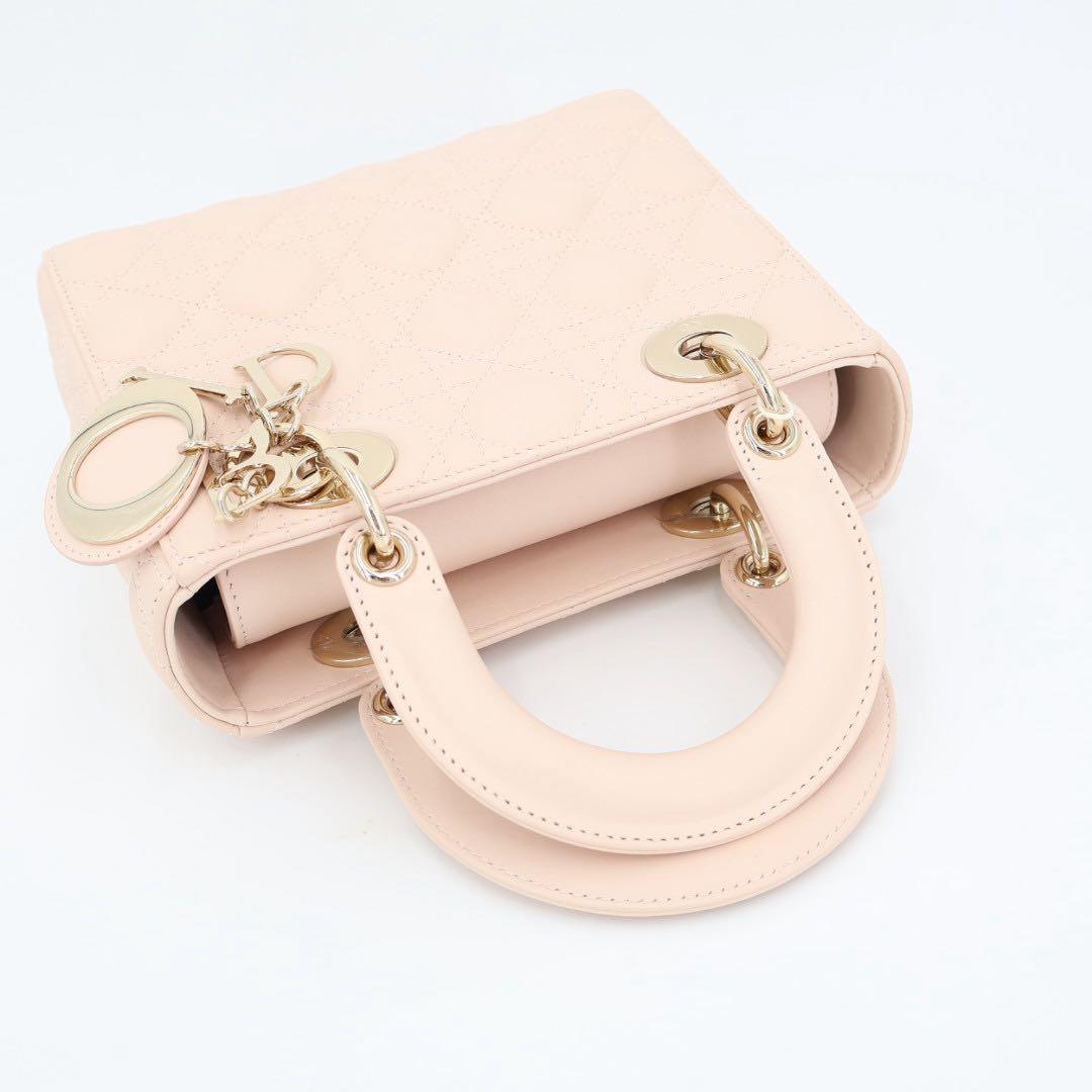 クリスチャンディオール Christian Dior カナージュ レディディオール ハンドバッグ 2WAY ショルダーバッグ 美品