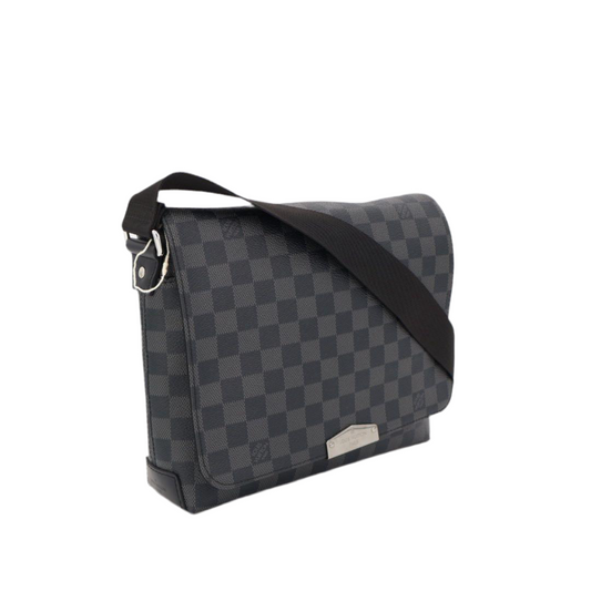 ルイ・ヴィトン LOUIS VUITTON N40349 ダミエ・グラフィット 斜め掛け ディストリクト PM NV2 ショルダーバッグ