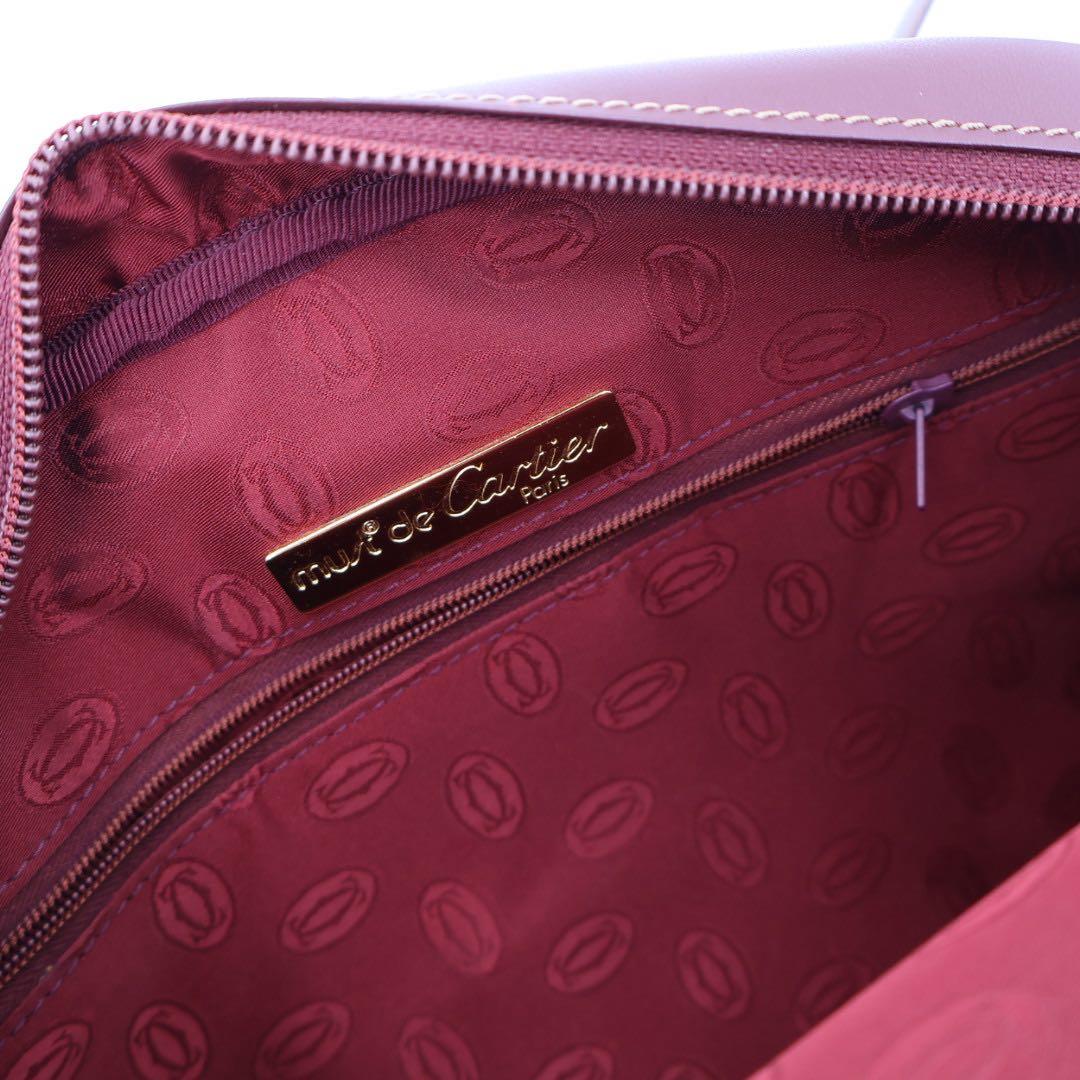 カルティエ CARTIER ショルダーバッグ マスト レザー ボルドー