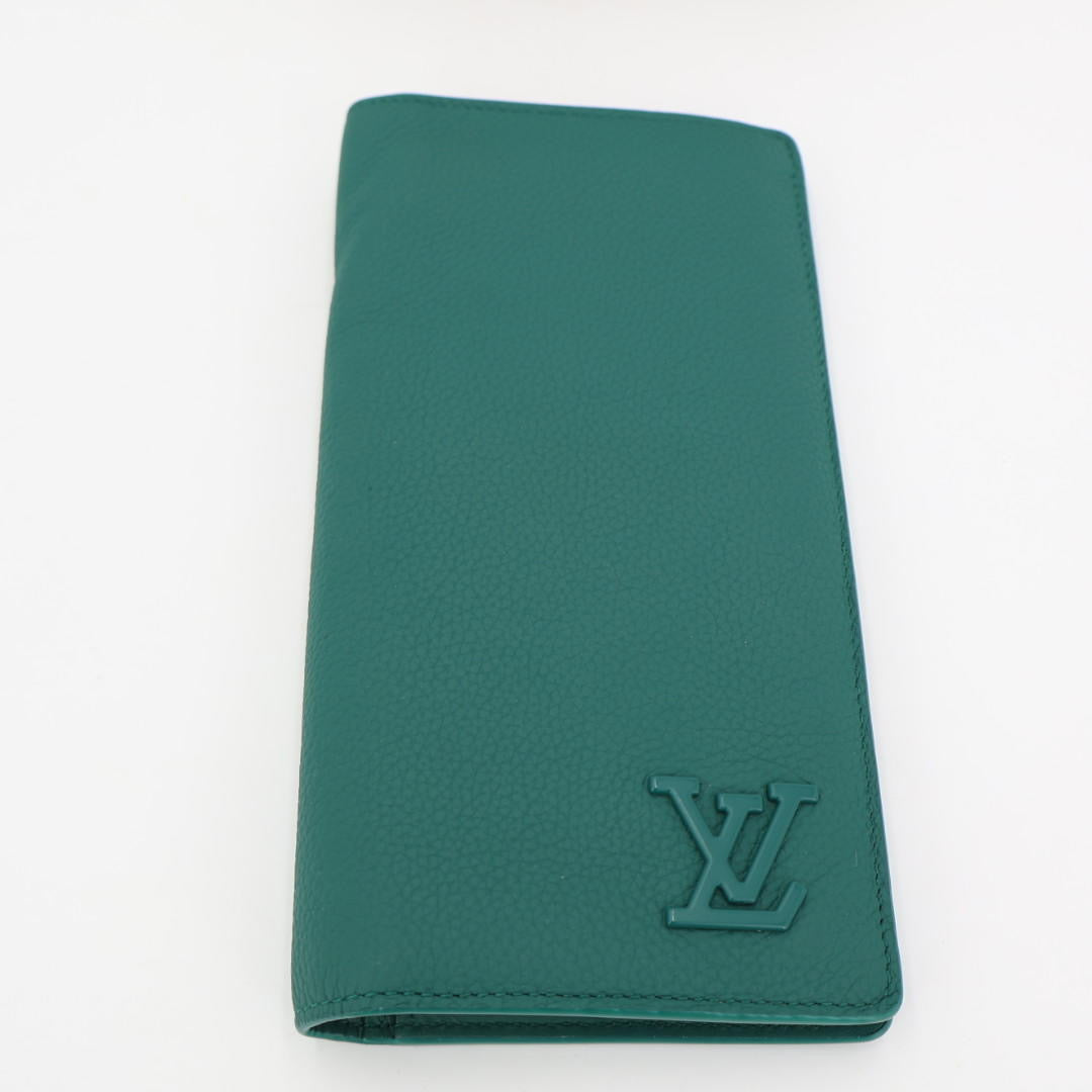 ルイヴィトン LOUIS VUITTON ポルトフォイユブラザ 長財布 グリーン
