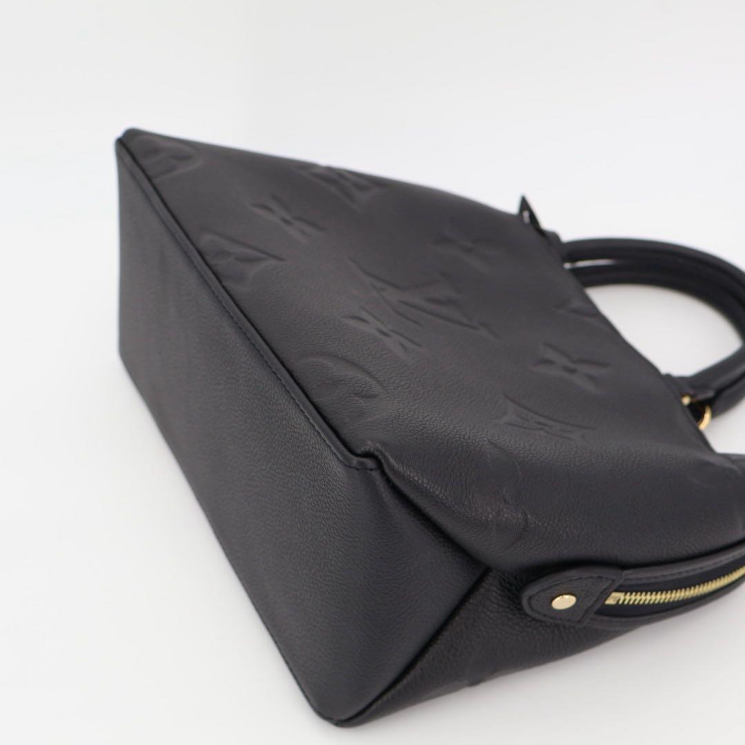 ルイヴィトン LOUIS VUITTON プティパレPM 2WAY ハンドバッグ モノグラムアンプラント レザー ショルダーバッグ ブラック M58916