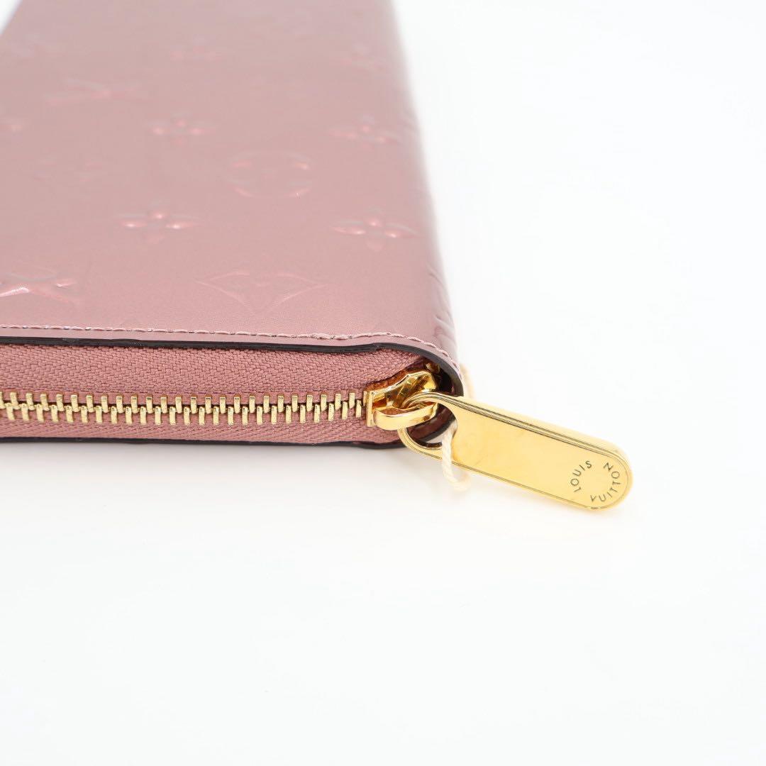 ルイヴィトン LOUIS VUITTON ジッピーウォレット 長財布 M91599 ヴェルニ ローズヴェルール