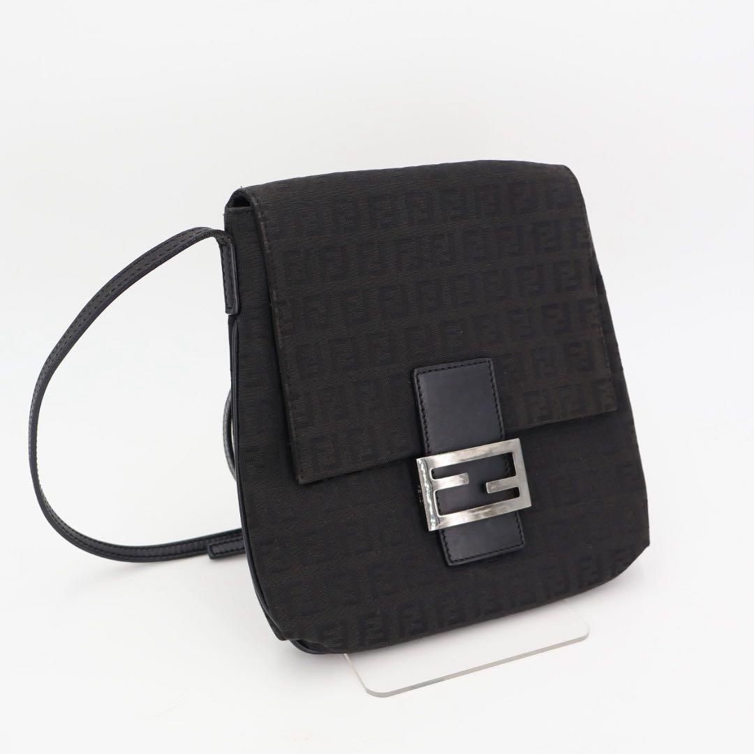 フェンディ FENDI Zucchino ズッキーノ Messenger Shoulder Bag メッセンジャー ショルダーバッグ 8BT075