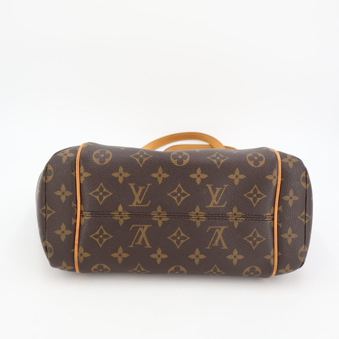 ルイ・ヴィトン LOUIS VUITTON モノグラム トータリーPM M41016 ブラウン PVC トートバッグ