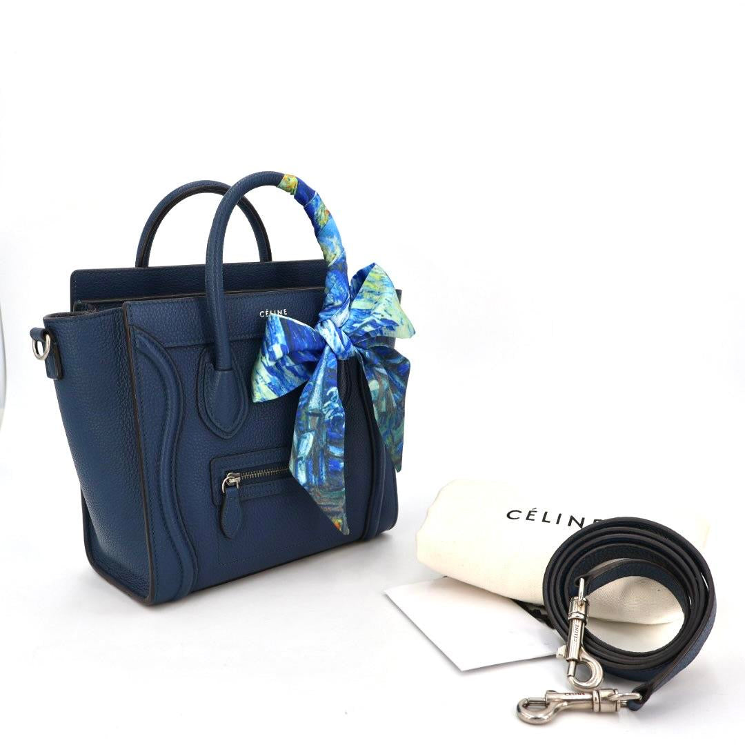 CELINE ラゲージ ナノショッパー ショルダーバッグ ハンドバッグ 2way