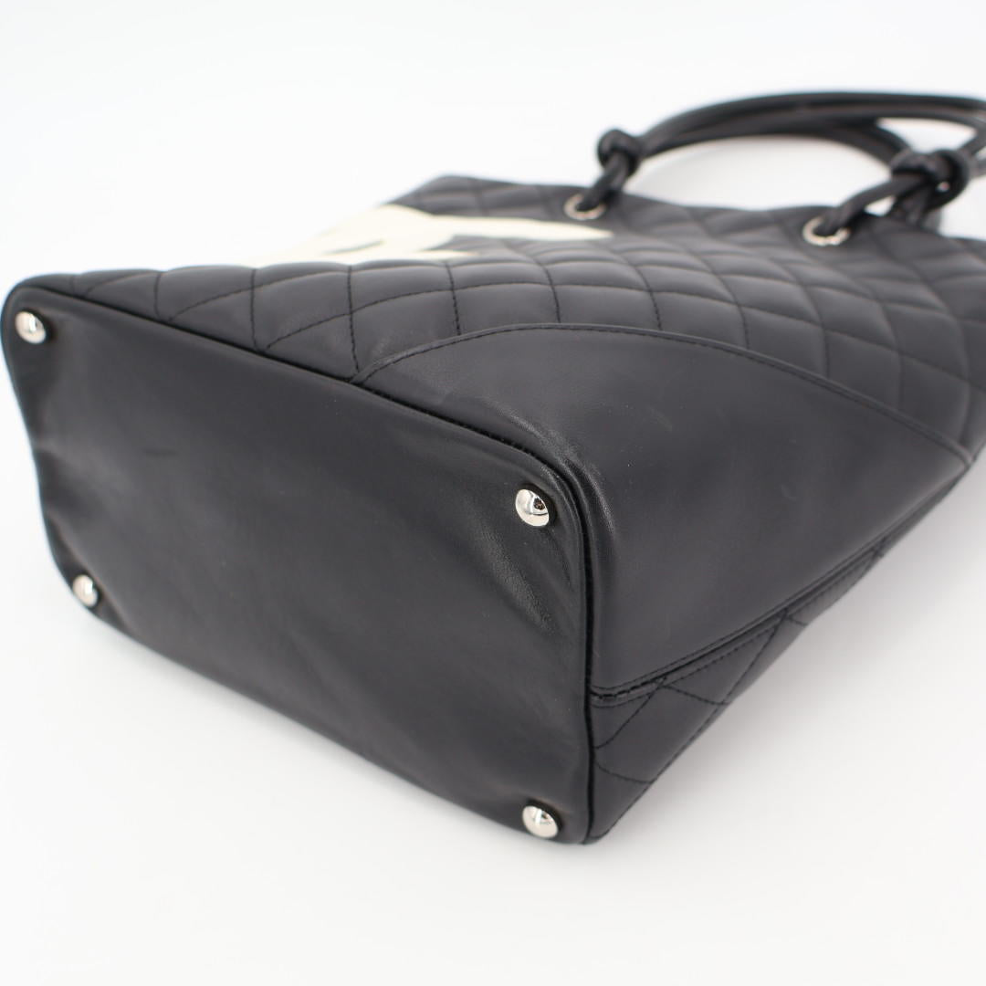 シャネル CHANEL カンボンライン ミディアム トートバッグ