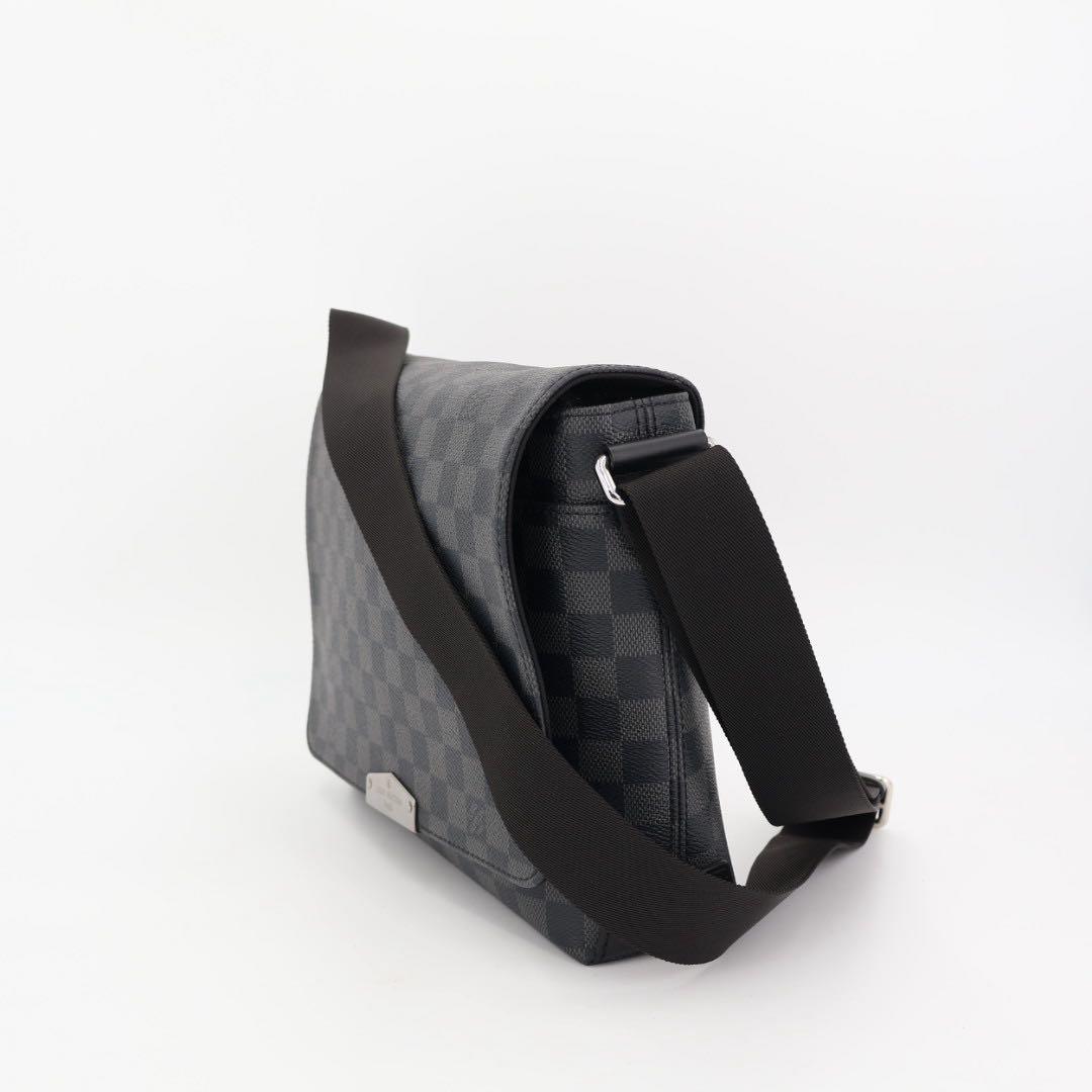 ルイ・ヴィトン LOUIS VUITTON N40349 ダミエ・グラフィット 斜め掛け ディストリクト PM NV2 ショルダーバッグ