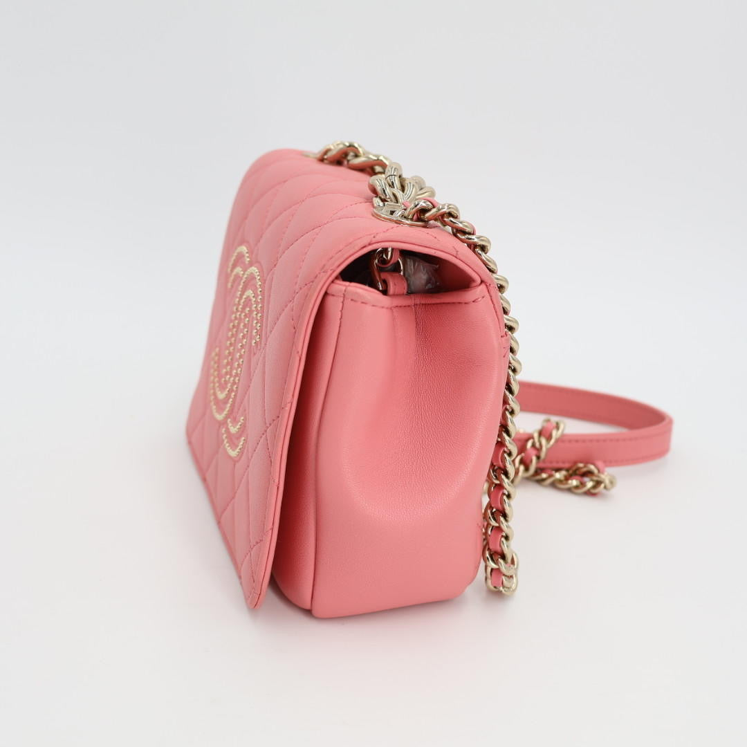 シャネル CHANEL チェーンショルダーバッグ マトラッセ ココマーク