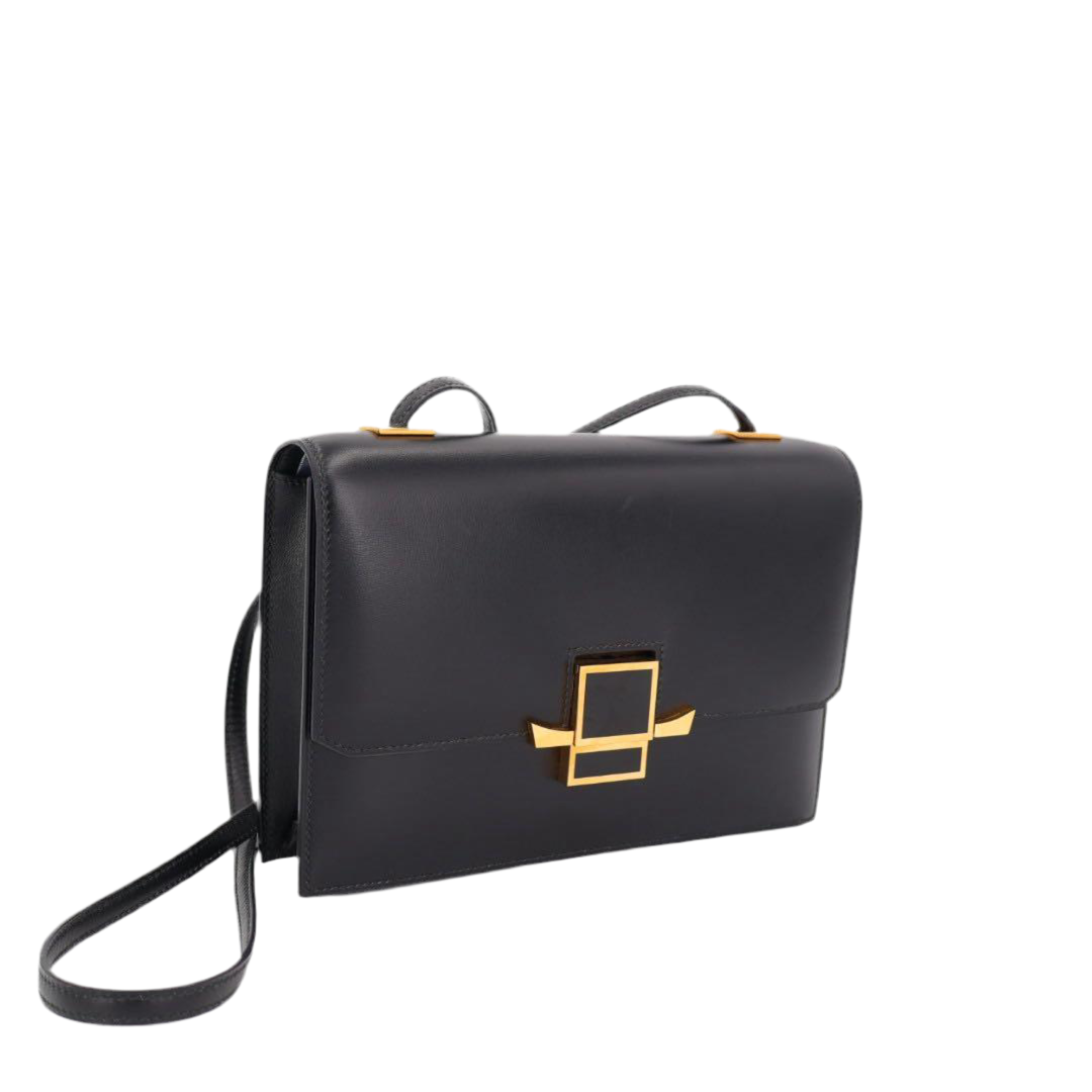 エルメス HERMES ヴィンテージ レザー ショルダーバッグ