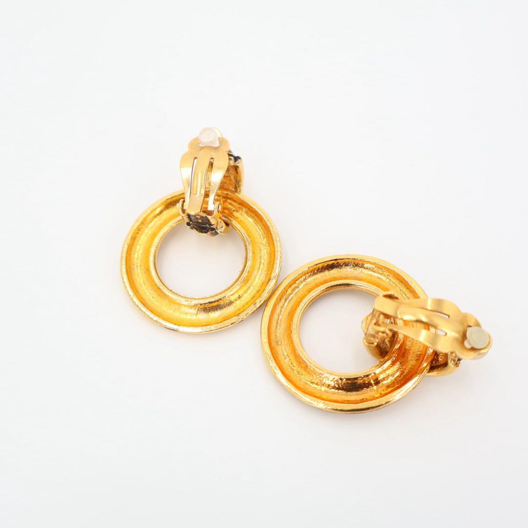 シャネル CHANEL マトラッセ フープ イヤリング ゴールド アクセサリー レディース