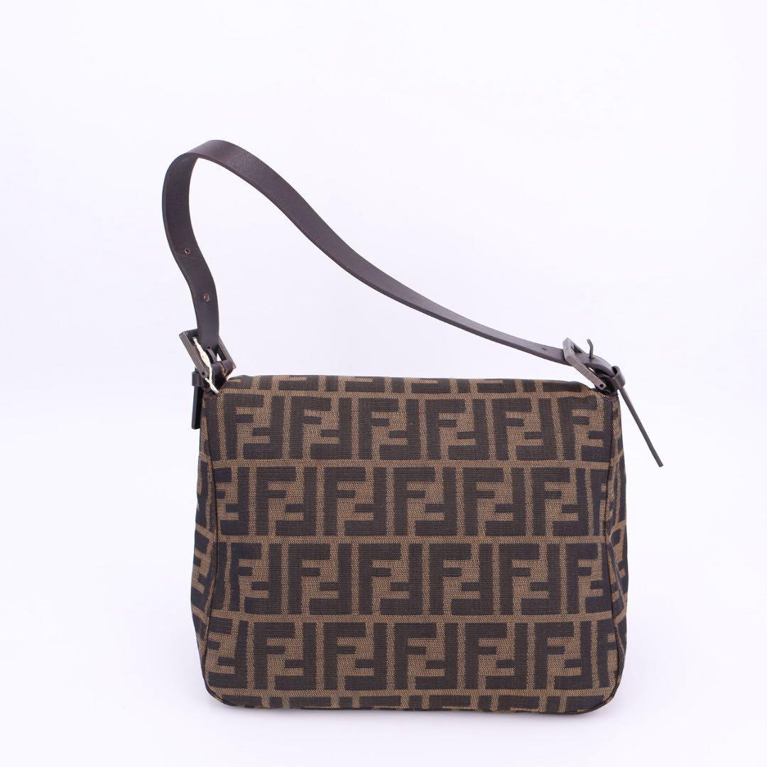 フェンディ FENDI ズッカ ショルダーバッグ ブラウン