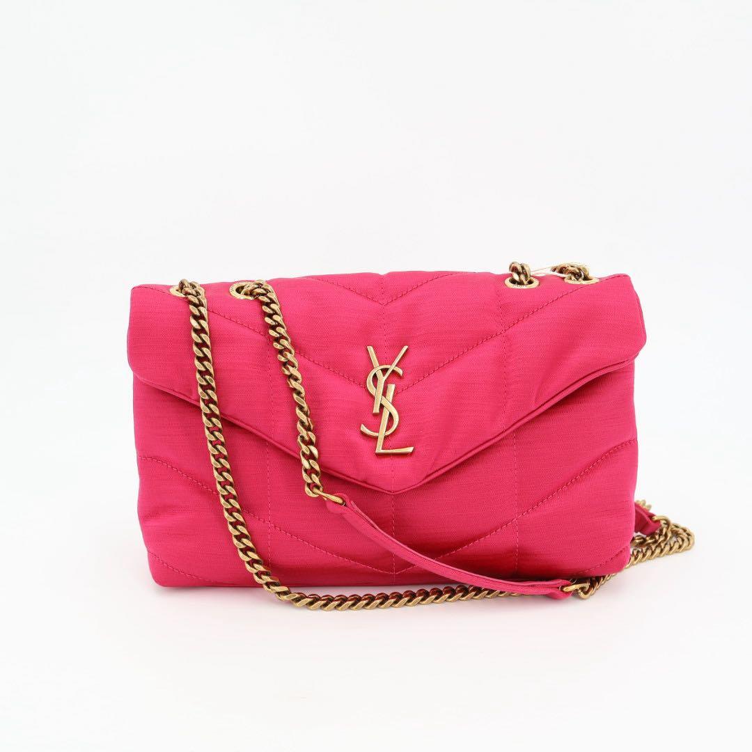 サンローラン Saint Laurent ミニ パファー コットンブレンド ショルダーバッグ