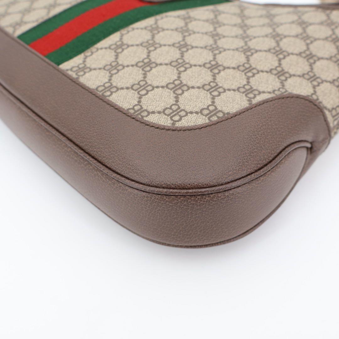 グッチ GUCCI グッチ×バレンシアガ ジャッキー シェリーライン ワンショルダーバッグ 2WAYバッグ 美品