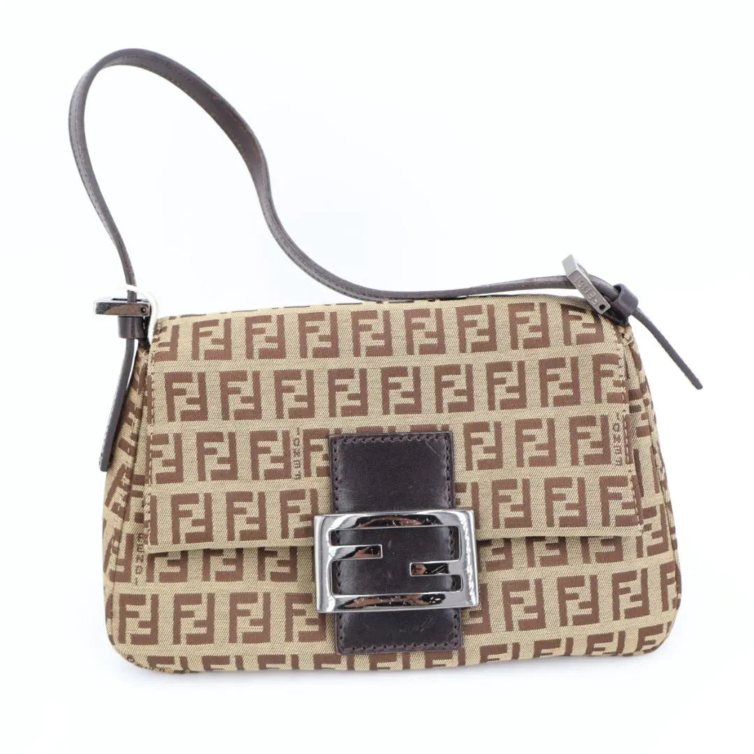 フェンディ FENDI ズッキーノ柄 ミニマンマバケットバッグ レディース セミショルダーバッグ