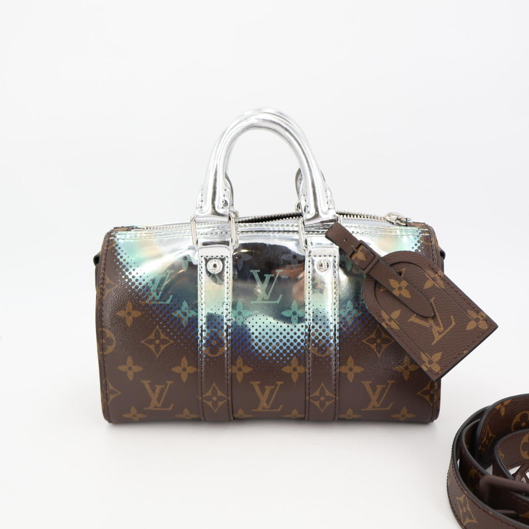 ヴィトン Louis Vuitton M23119 キーポル・バンドリエール25 モノグラム メタリック・ネビュラ 2WAYバッグ