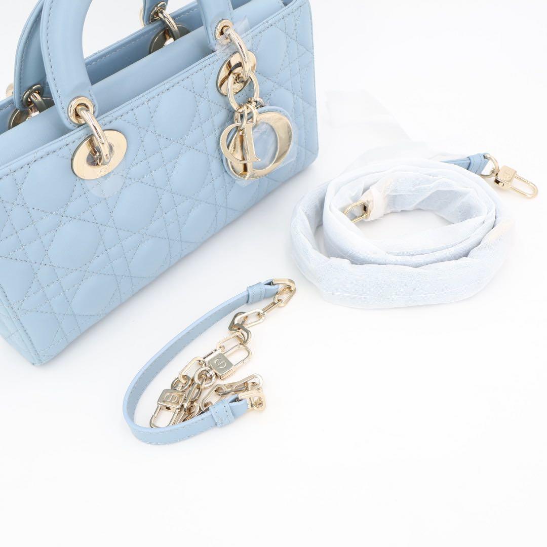 クリスチャンディオール Christian Dior レディディオール カナージュ 2WAY ハンドバッグ 美品