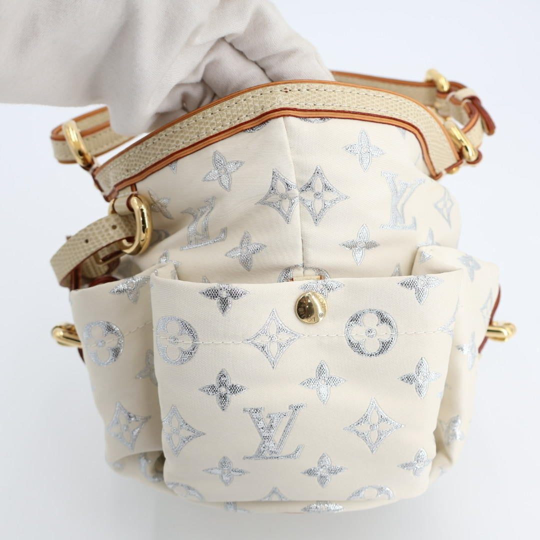 LOUIS VUITTON ルイヴィトン M95034 モノグラム・パステルグリッター ソーPM バケツ型 肩掛け ハンドバッグ ショルダーバッグ