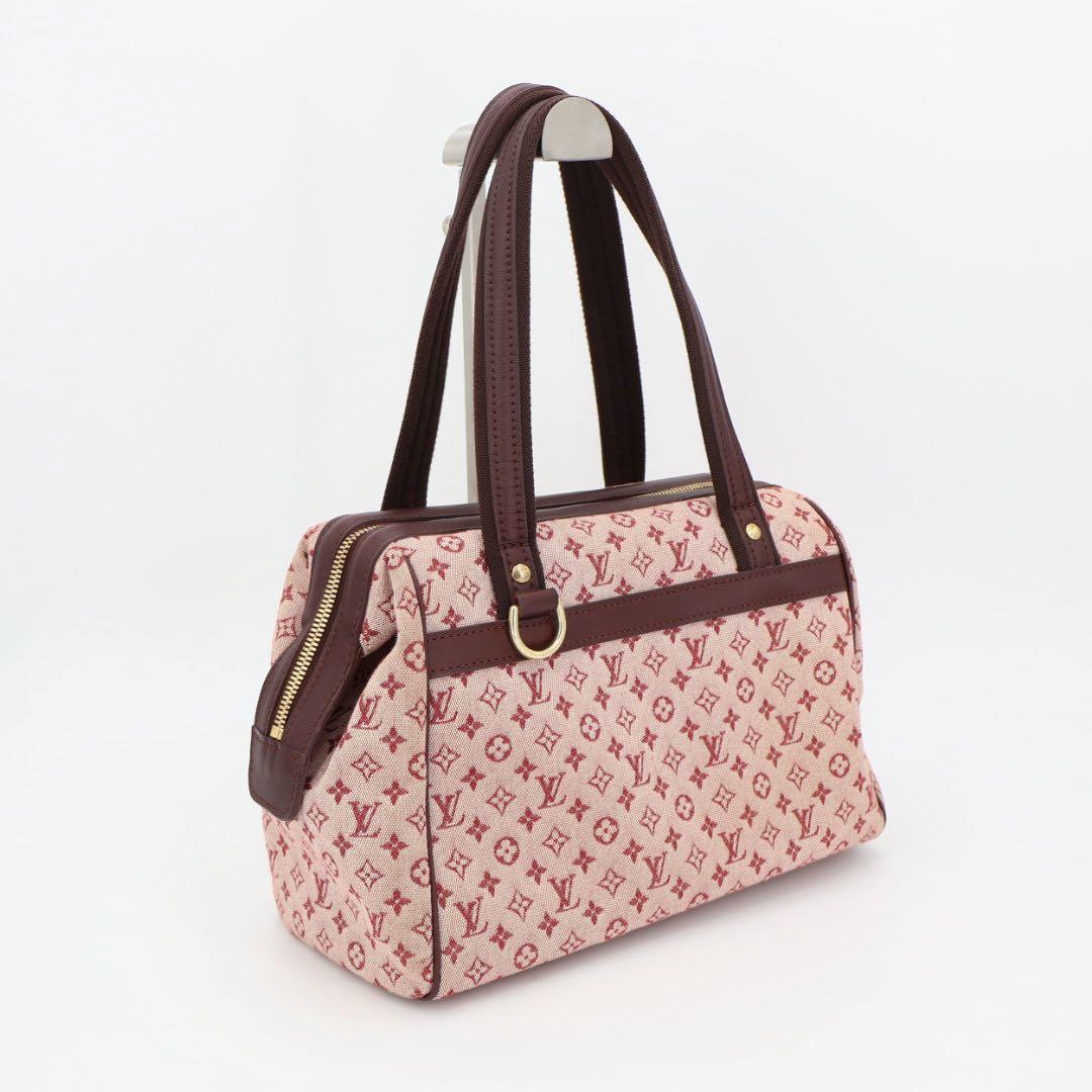 ルイヴィトン LOUIS VUITTON モノグラムミニ ジョセフィーヌPM ハンドバッグ ショルダーバッグ キャンバス レザー スリーズ M92314