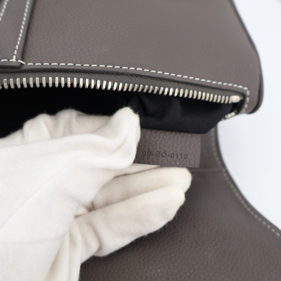 ディオール DIOR SADDLE サドル ボディバッグ レザー ダークネイビー