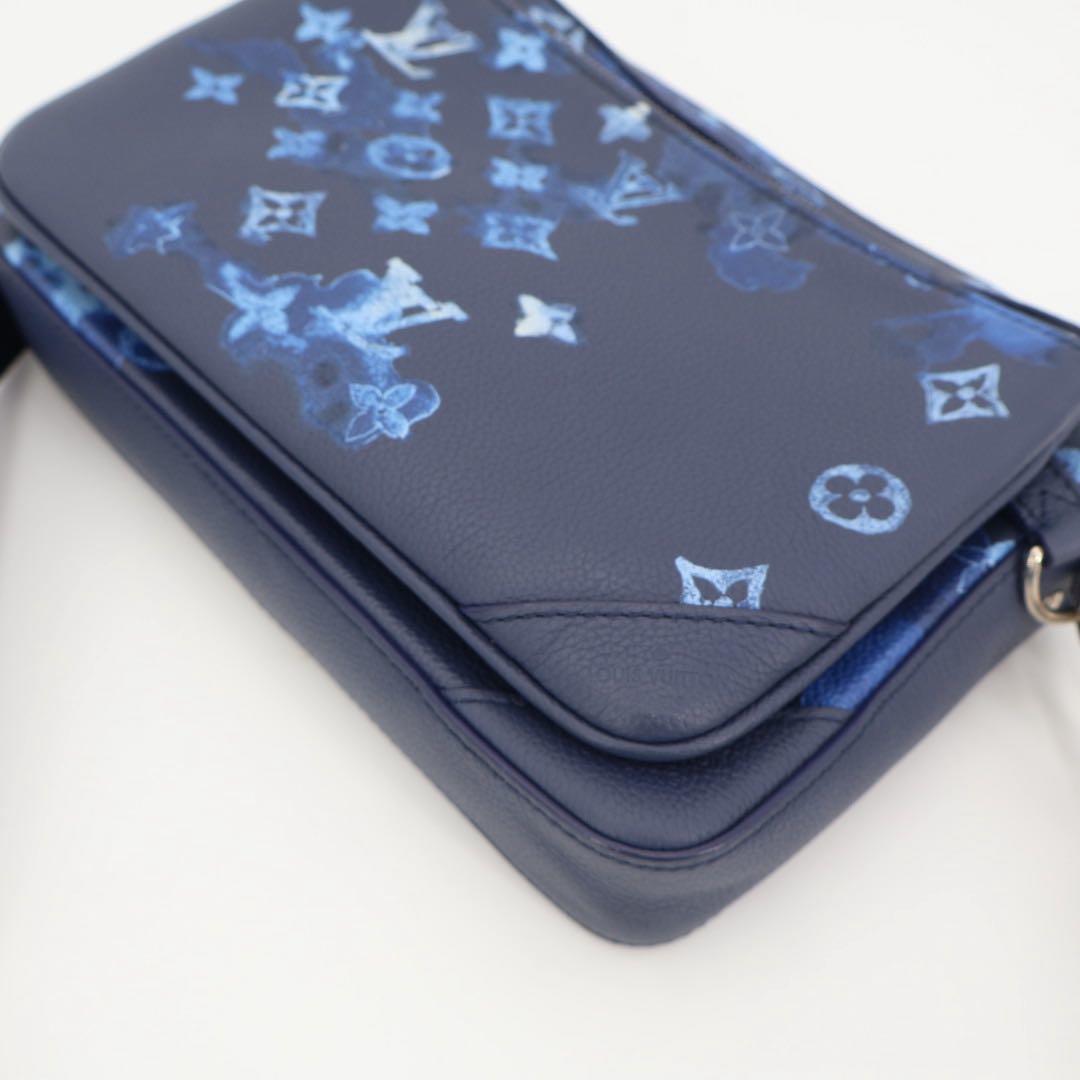 ルイヴィトン LOUIS VUITTON ウォーターカラー トリオ メッセンジャ M57840 メンズ ショルダーバッグ