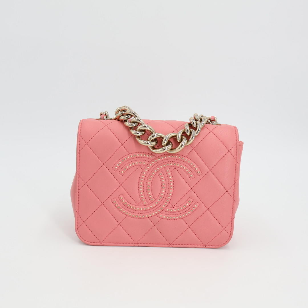シャネル CHANEL チェーンショルダーバッグ マトラッセ ココマーク