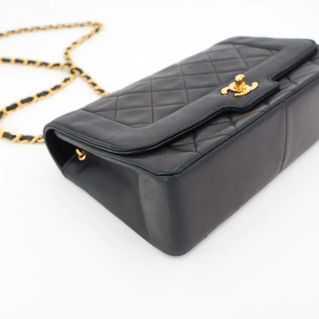 シャネル CHANEL マトラッセ シングルフラップ チェーン ショルダーバッグ ココマーク レザー ブラック レディース