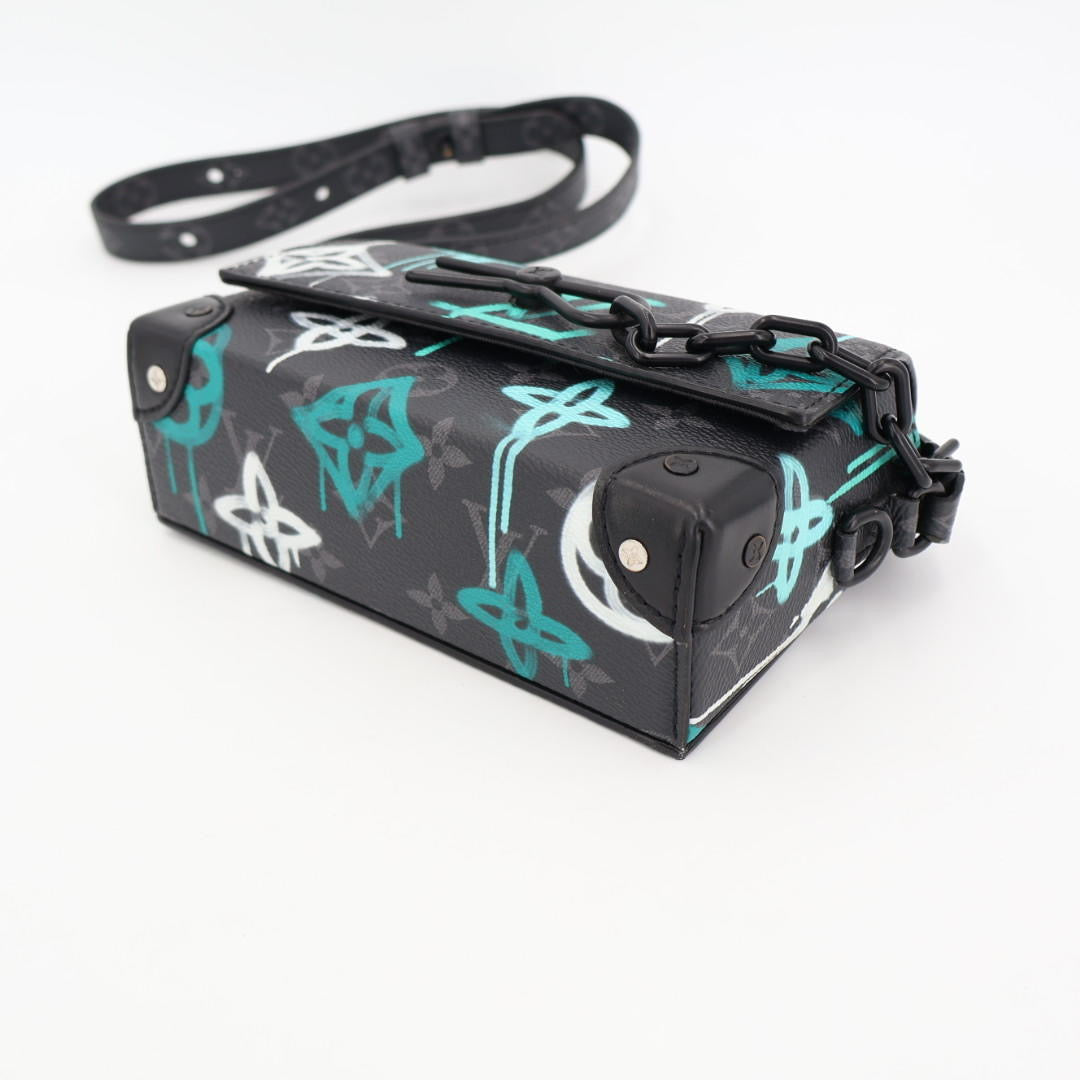 ルイヴィトン LOUIS VUITTON ショルダーバッグ メンズ モノグラムエクリプス グラフィティ スティーマー・ウェアラブルウォレット