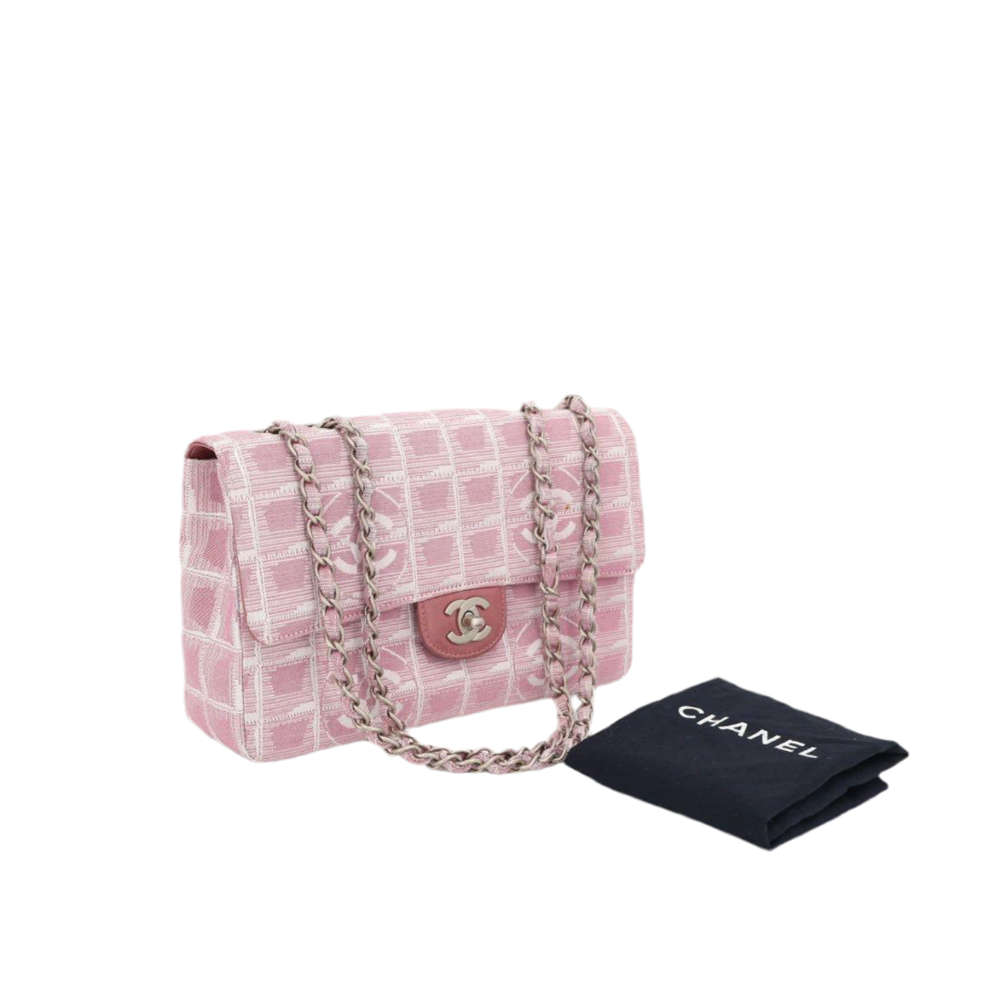 シャネル CHANEL Wチェーンショルダー ニュートラベルライン ショルダーバッグ