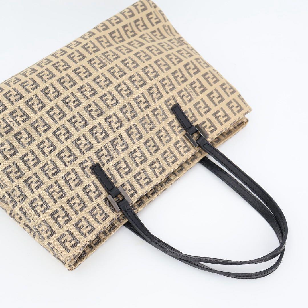フェンディ Fendi ズッキーノ ズッカ柄 ハンドバッグ ミニトート トートバッグ