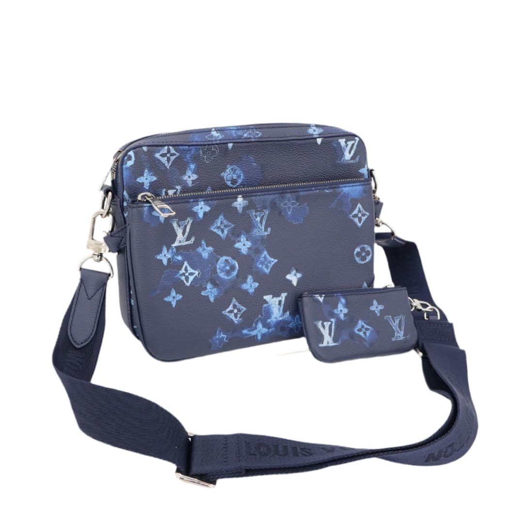 ルイヴィトン LOUIS VUITTON ウォーターカラー トリオ メッセンジャ M57840 メンズ ショルダーバッグ
