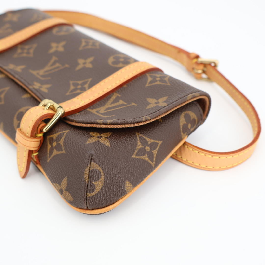 Louis Vuitton ルイヴィトン ポシェット・マレル M51159 ウエストポーチ ウエストバッグ ボディバッグ モノグラム キャンバス ブラウン