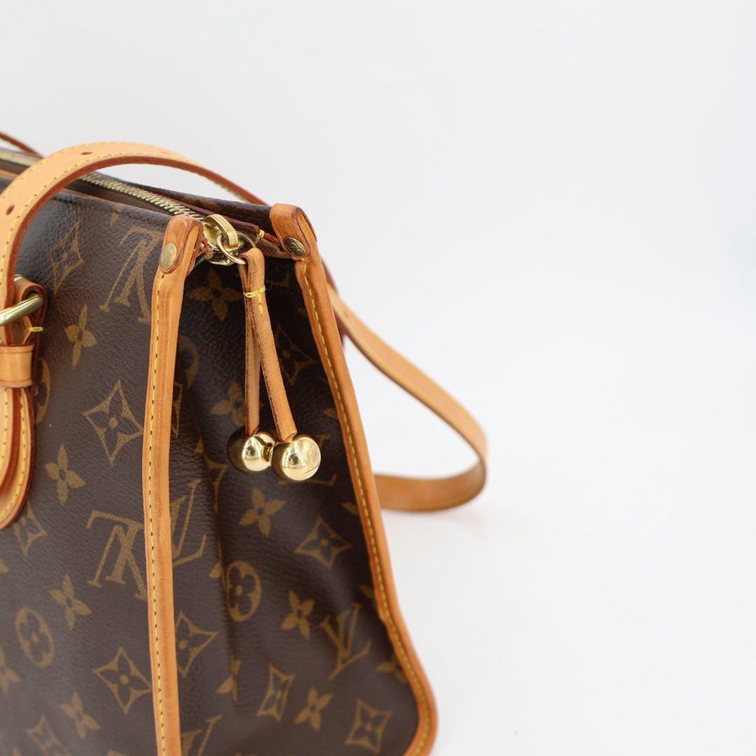 ルイ・ヴィトン LOUIS VUITTON モノグラム ポパンクール オ ワンショルダー トートバッグ M40007 ブラウン PVC ショルダーバッグ