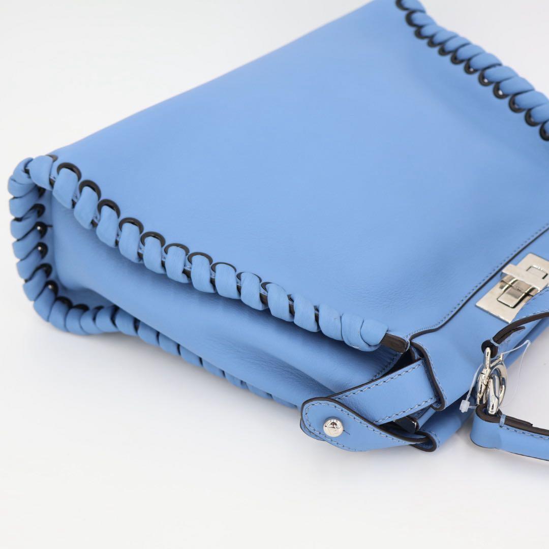 フェンディ Fendi レギュラーピーカーブー 2WAY ブルー 8BN290