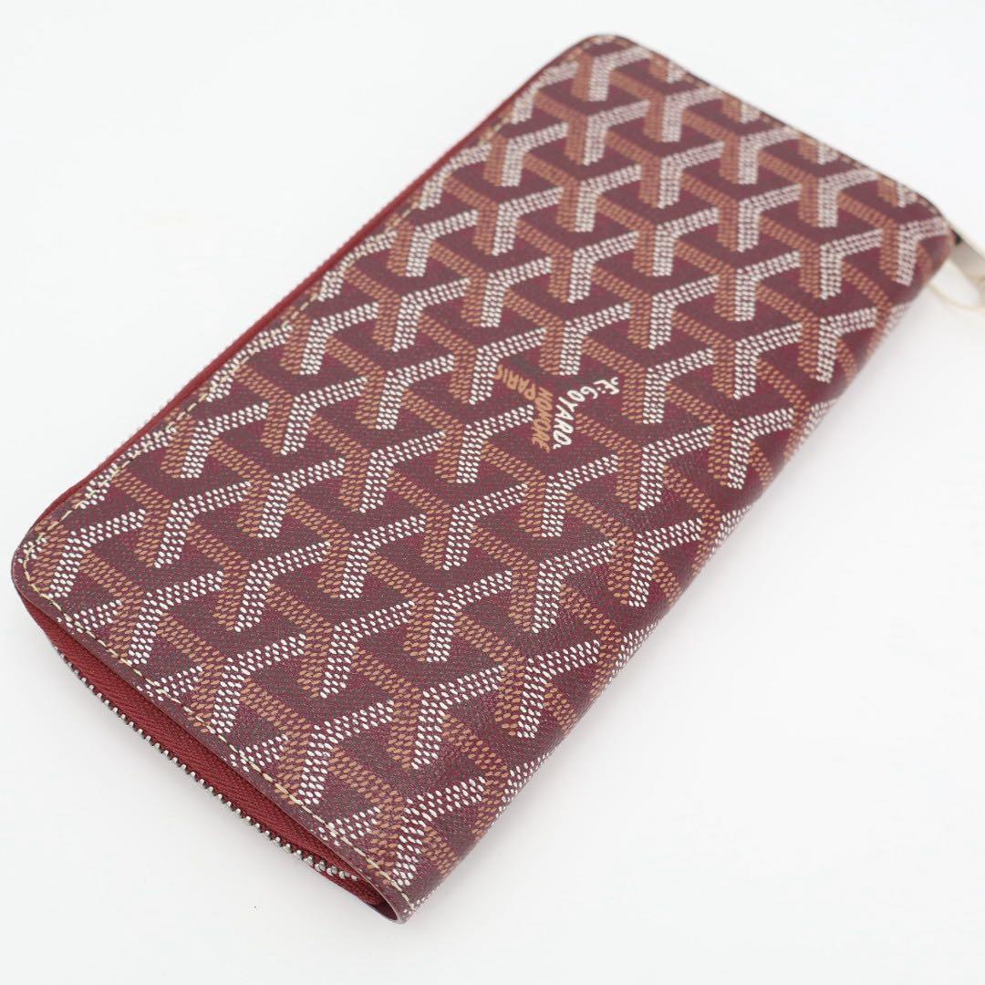 ゴヤール GOYARD MATIGNON APM ZIP GM メンズ,レディース レザー コーティングキャンバス 長財布
