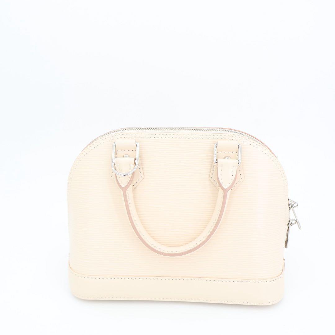 ルイ・ヴィトン LOUIS VUITTON レディース エピ アルマ BB ホワイト ハンドバッグ 美品