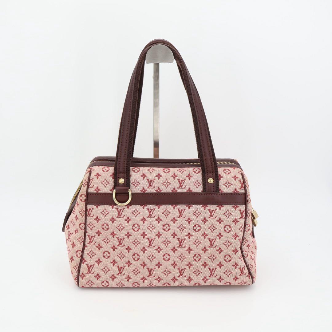 ルイヴィトン LOUIS VUITTON モノグラムミニ ジョセフィーヌPM ハンドバッグ ショルダーバッグ キャンバス レザー スリーズ M92314