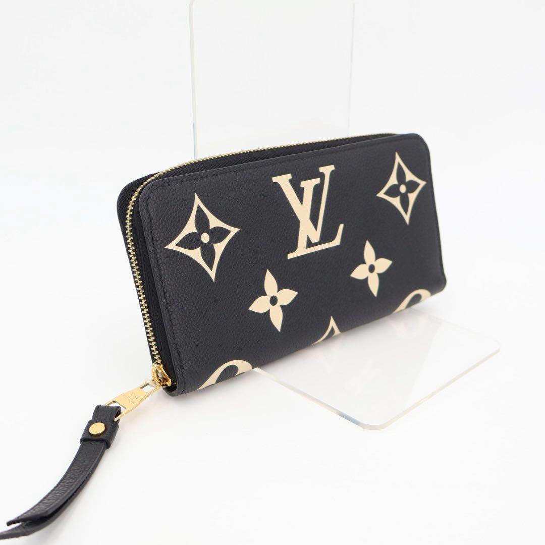 ルイヴィトン LOUIS VUITTON バイカラー モノグラム アンプラント ジッピー ウォレット レデ
