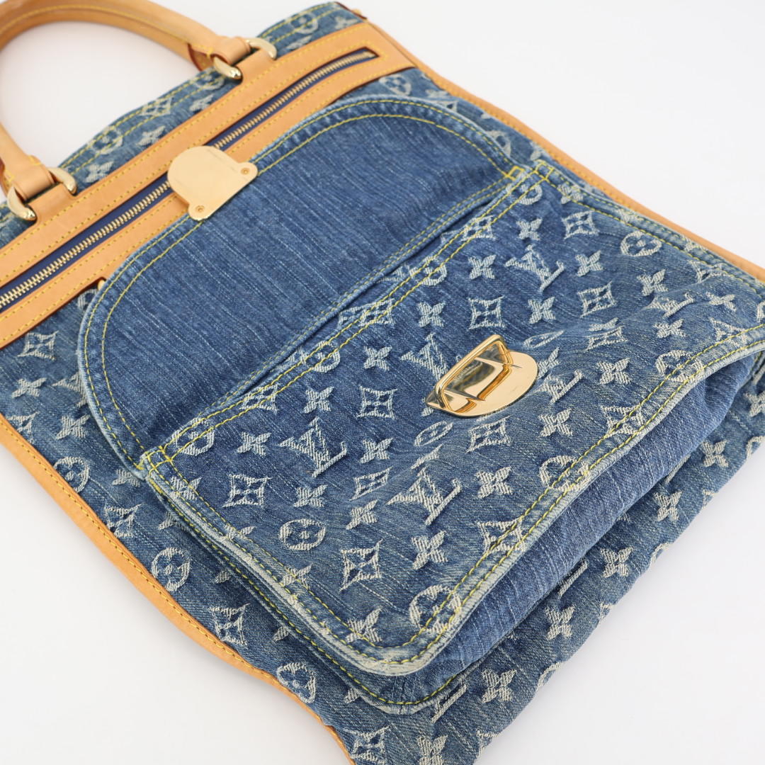 ルイ ヴィトン LOUIS VUITTON ハンドバッグ フラット ショッパー M95018