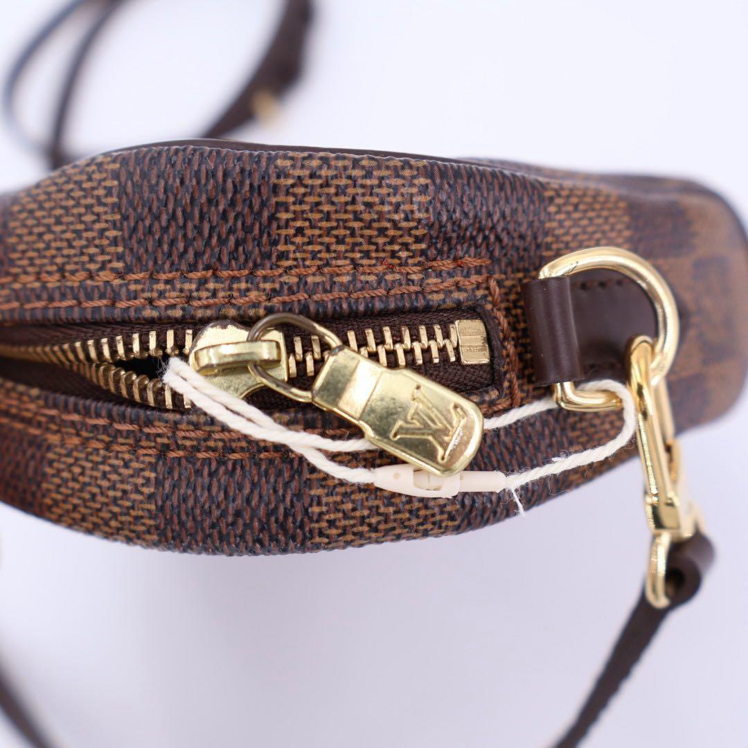 ルイ ヴィトン LOUIS VUITTON N51296 ポシェット イパネマ ダミエ エベヌ ショルダーバッグ ダミエキャンバス レディース