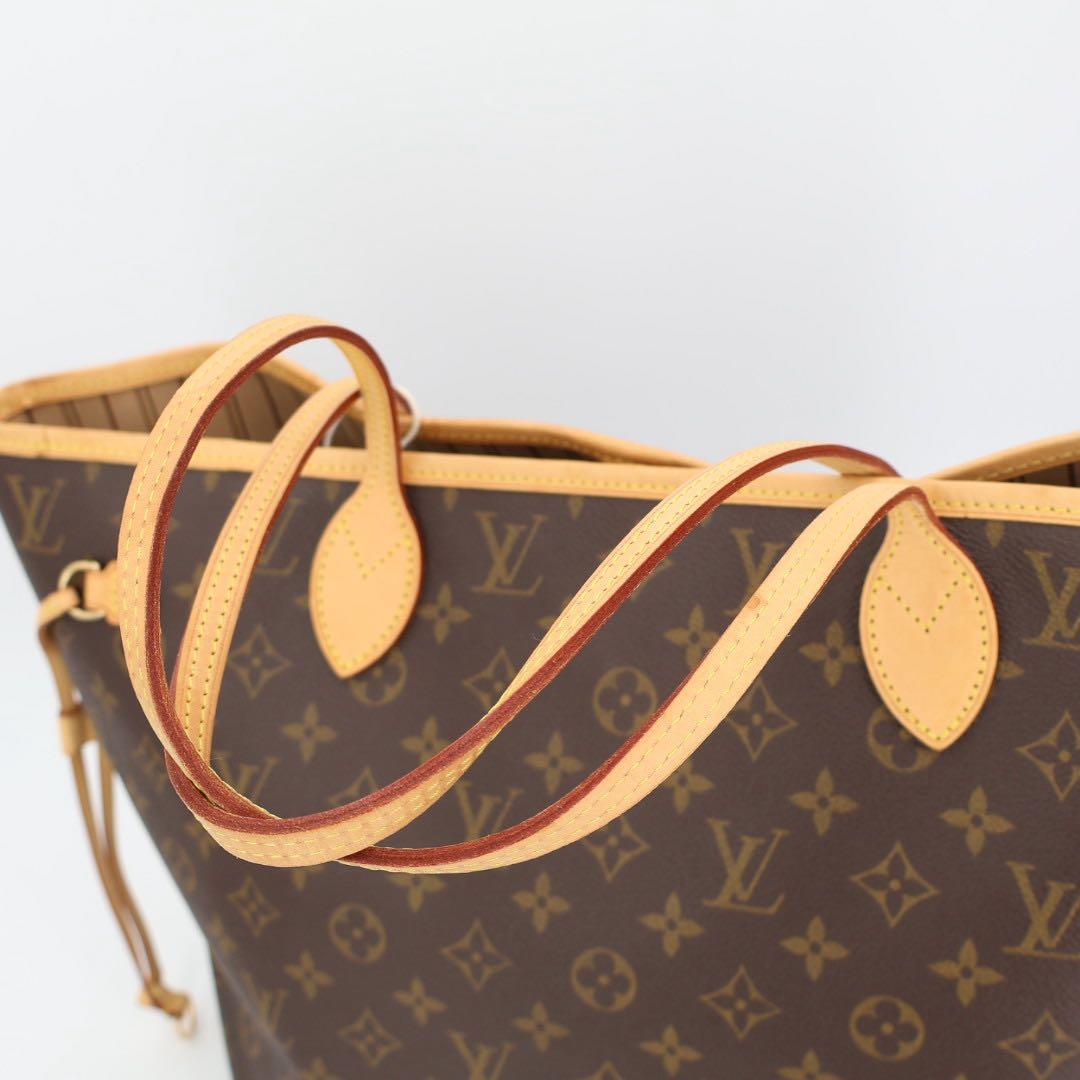 ルイ・ヴィトン LOUIS VUITTON モノグラム ネヴァーフルMM M40156 ブラウン PVC トートバッグ