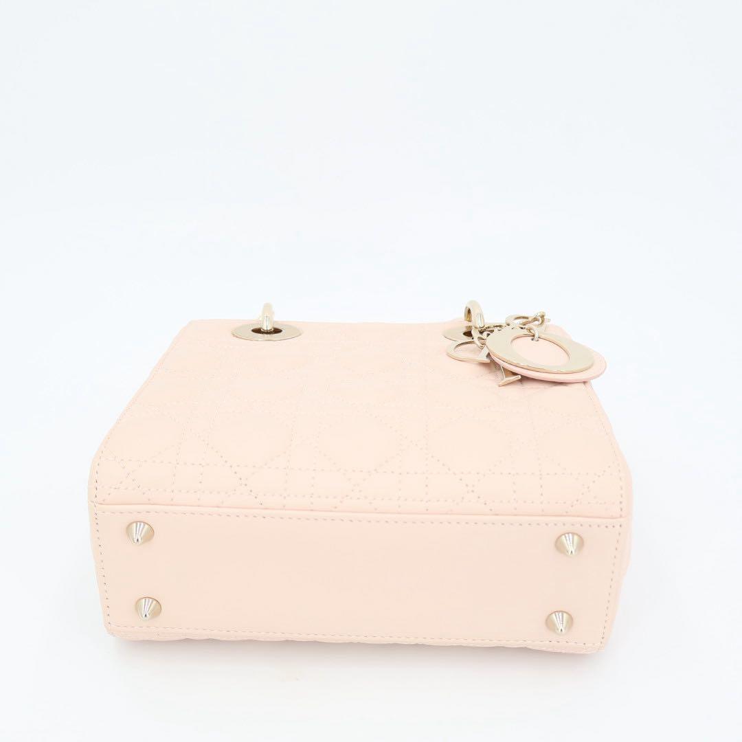 クリスチャンディオール Christian Dior カナージュ レディディオール ハンドバッグ 2WAY ショルダーバッグ 美品