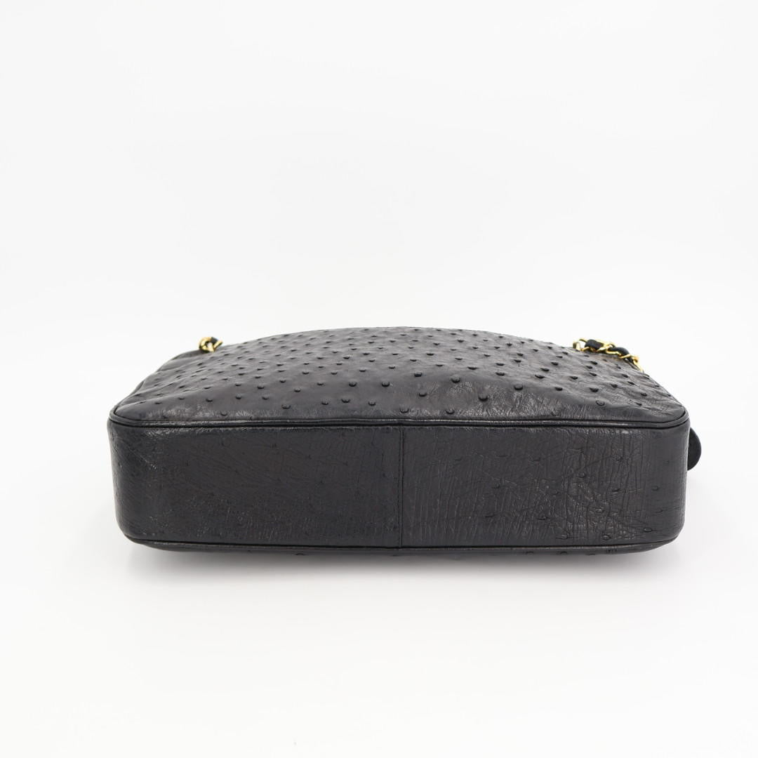 シャネル CHANEL シャネル オーストリッチ チェーンショルダーバッグ